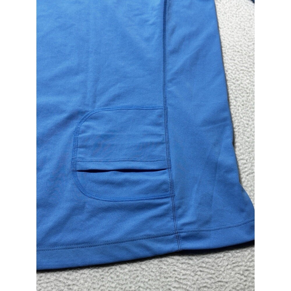 Coolibar Men's Suze XXL 2XL Hightide Short Sleeve Swim Shirt UPF 50+ Blue - Picture 4 of 8